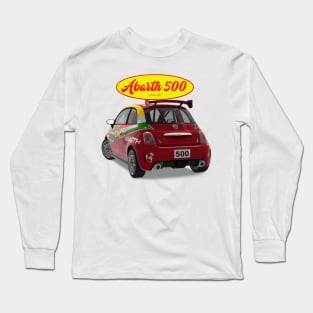 ABARTH 500 500 Back Long Sleeve T-Shirt